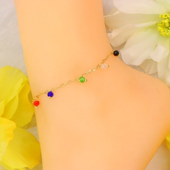 Minimalist Anklet, Sleek & Modern Design, Women’s Fashion, YC110354-A - Picture 8 of 10